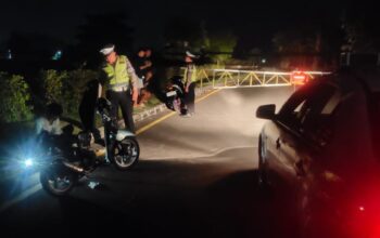 Lombok Barat Siaga Malam: Satlantas Polres Lombok Barat Sisir Jalur Bypass BIL 2 Demi Keamanan Warga