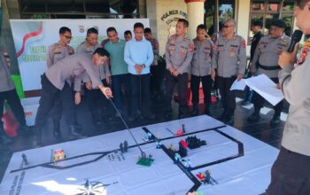 Pastikan Kesiapan Personel Menghadapi Situasi Kontingensi, Polres Bima Kabupaten Gelar Latihan Sispamkota TFG