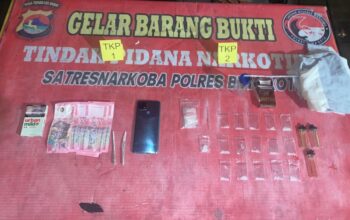 Residivis Diamankan Saat Antar Makanan, Polisi Temukan Ganja dan Belasan Klip Sabu