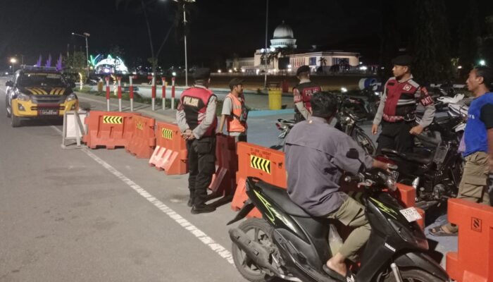 Polisi Amankan Malam di Taman Giri Menang, Warga Lombok Barat Kini Bisa Lapor Darurat Lewat Inovasi KEMOS