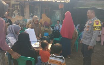 Polri Hadir di Tengah Masyarakat, Bhabinkamtibmas Dampingi Posyandu di Jatibaru