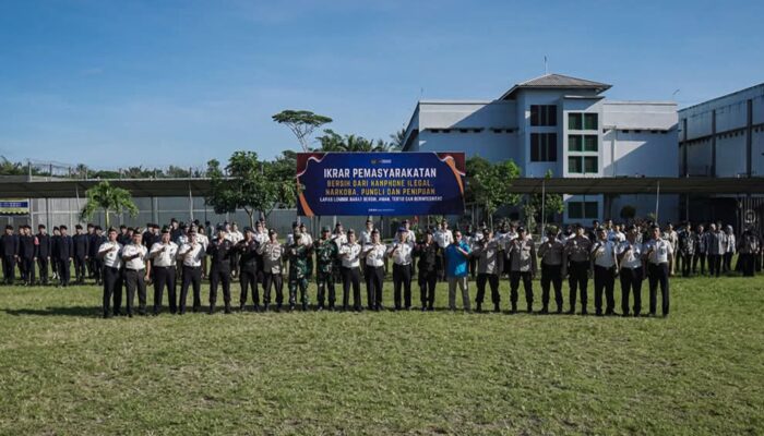 Komitmen Bersama Bersihkan Lapas dari Narkoba dan Penipuan