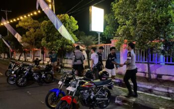 Sat Samapta Polres Bima Kota Bubarkan Balap Liar dan Gelar Patroli Dialogis dengan Club Motor