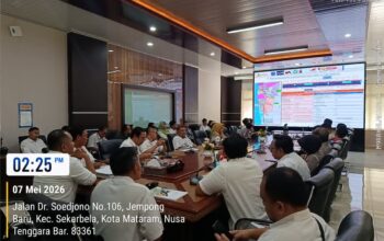 Ditlantas Polda NTB Dukung Kelancaran Proyek Sanitasi Kota Mataram Lewat Koordinasi Penanganan Lalu Lintas