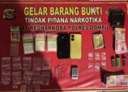SATRESNARKOBA POLRES DOMPU UNGKAP PEREDARAN SABU DI WOJA, DUA TERDUGA PELAKU DIAMANKAN