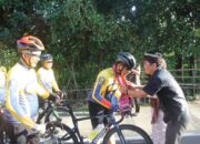 Polres Lombok Utara Gelar Gowes Kamtibmas dan Bakti Sosial di Desa Mumbul Sari