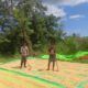 BHABINKAMTIBMAS POLSEK PEKAT PANTAU HASIL PANEN JAGUNG WARGA DAN HIMBAU PENYALURAN KE BULOG