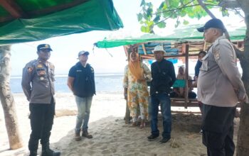 POLSEK HU’U LAKSANAKAN PATROLI DAN MONITORING KAWASAN WISATA DI HARI LIBUR
