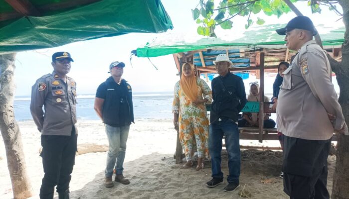 POLSEK HU’U LAKSANAKAN PATROLI DAN MONITORING KAWASAN WISATA DI HARI LIBUR