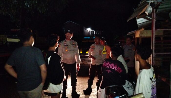 Patroli Blue Light Polsek Ambalawi Antisipasi 3C dan Ciptakan Situasi Aman Kondusif