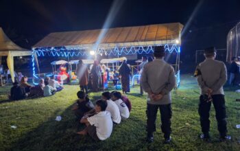 Sinergi TNI-Polri Jaga Pasar Malam UMKM di Lombok Barat, Beri Rasa Aman di Tengah Perputaran Ekonomi