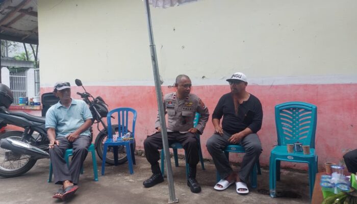 SAT BINMAS POLRES DOMPU LAKUKAN KOORDINASI DENGAN LURAH DAN POSKAMLING KELURAHAN POTU JELANG PENYERAHAN PENGHARGAAN LOMBA SATKAMLING