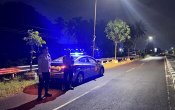 Patroli KRYD Blue Light Sasar Jalur Bypass BIL Kediri