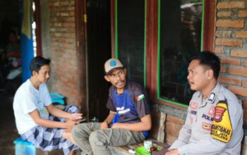 BHABINKAMTIBMAS POLSEK MANGGELEWA AJAK WARGA DUKUNG PROGRAM KETAHANAN PANGAN