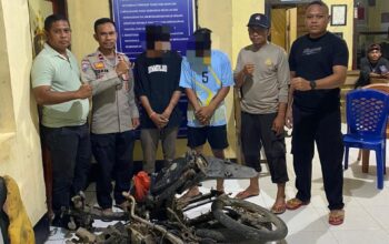 Empat Hari Diburu 2 Remaja Terduga Pelaku Curanmor ini Berhasil Diringkus Personel Polsek Madapangga