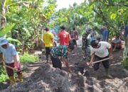 Warga Lombok Utara Kompak Dukung Satgas Jembatan Garuda