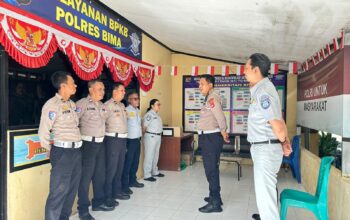 Satlantas Polres Bima Kabupaten Gandeng Jasaraharja dan Dishub Survei Lokasi Pemasangan Himbauan Rawan Kecelakaan