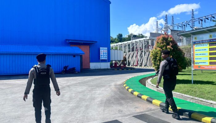 Jaga Keamanan Objek Vital, Unit Obvit Sat Samapta Patroli di Area PLTMG Bima