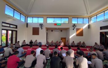 Polres Bima Kota Gelar Binrohtal, Tingkatkan Keimanan dan Ketakwaan Personel