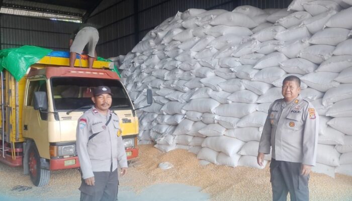 Polres Bima Kota Monitoring Gudang Jagung, Dukung Ketahanan Pangan Nasional