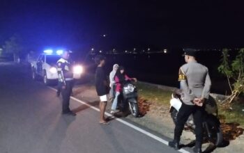 Antisipasi Balapan Liar dan Berandal Jalanan di Malam Minggu, Pamapta Bersama Piket Gabungan Fungsi Polres Bima Kabupaten Gelar Patroli KRYD