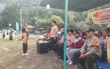 Bhabinkamtibmas Desa Goa Hadiri Pembukaan Persami SD Se-Kecamatan Jereweh