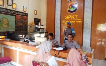 Si Propam Polres Bima Kota Laksanakan Pengamanan dan Pengawasan Pelayanan Satfung