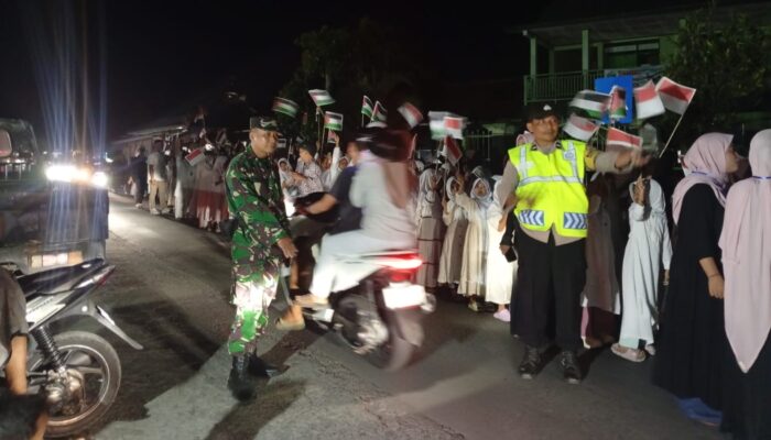 Kawal Pawai Ta’aruf di Labuapi, TNI-Polri Jaga Kamtibmas