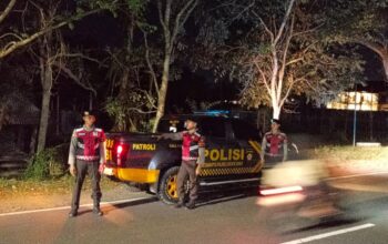 Polres Lombok Barat Patroli Dini Hari di Jalur BIL I