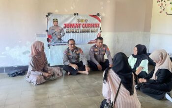 Jumat Curhat Polres Lombok Barat: Tekan Pernikahan Dini dan Judi Online