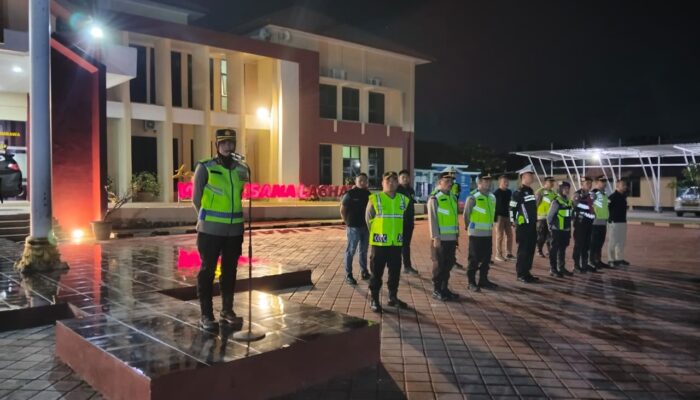 Ciptakan Situasi Kondusif, Polres Sumbawa Gelar Apel KRYD dan Patroli Skala Besar