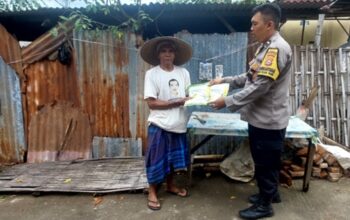 Bhabinkamtibmas Lombok Barat Sulap Lahan Tidur Jadi Sumber Pangan