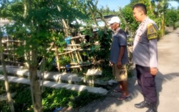 Polsek Labuapi Dorong Warga Manfaatkan Lahan Pekarangan