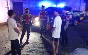 Antisipasi 3C, Polres Lombok Barat Patroli Malam di Labuapi