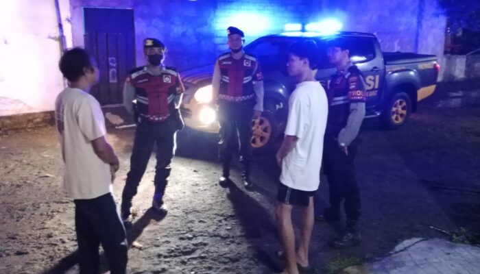 Antisipasi 3C, Polres Lombok Barat Patroli Malam di Labuapi