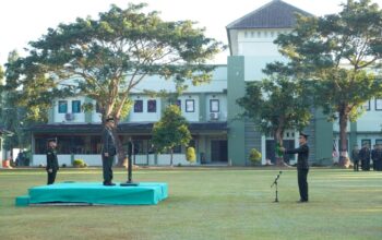 Khidmat di Lapangan Gatot Subroto, Korem 162/WB Tegaskan Pancasila sebagai Fondasi Persatuan Bangsa