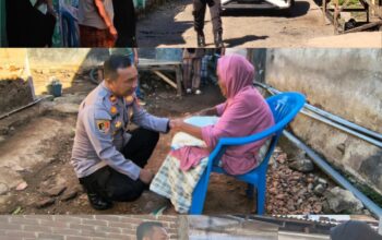“Polisi Peduli” Menyentuh Dengan Hati, Polsek Bolo Salurkan Bantuan Beras Bagi Warga Kurang Mampu