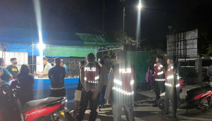 Patroli Dini Hari, TON Dalmas I Sat Samapta Polres Bima Kota Antisipasi Tawuran dan Kejahatan Jalanan