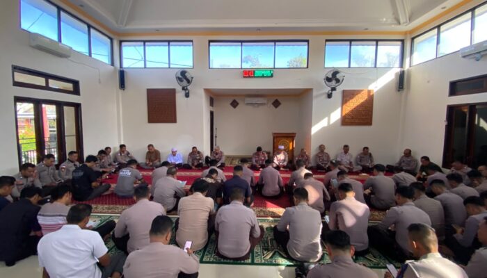 Binrohtal Rutin, Polres Bima Kota Perkuat Keimanan dan Karakter Personel