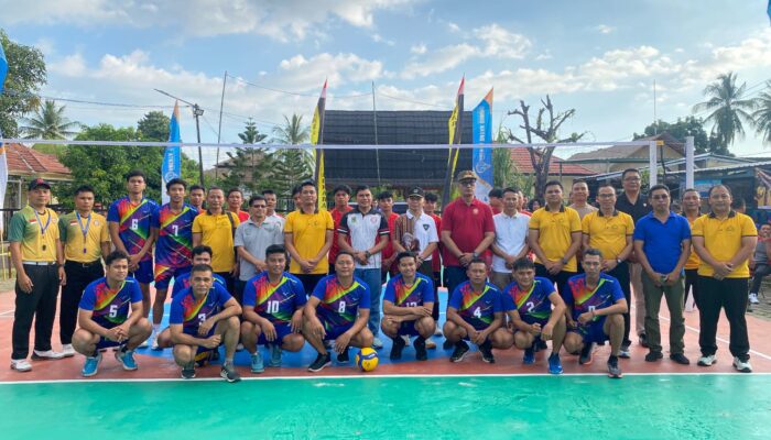 Meriahkan Hari Bhayangkara ke-80, Polres Lombok Utara Gelar Open Turnamen Voli