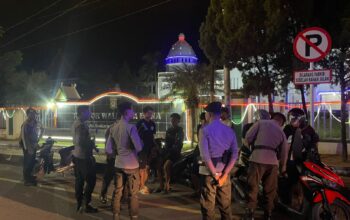 Respon Cepat Call Center 110 Polres Bima Kota, Bubarkan Aksi Balap Liar di Depan Kantor Wali Kota Bima