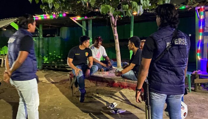 Patroli URC Sat Reskrim Polres Bima Kota Sasar Pelaku 3C, Warga Diajak Jaga Kamtibmas