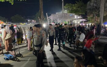 Patroli Rinjani Presisi Polres Bima Kota Sambangi Titik Keramaian, Sampaikan Pesan Kamtibmas