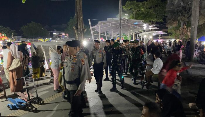 Patroli Rinjani Presisi Polres Bima Kota Sambangi Titik Keramaian, Sampaikan Pesan Kamtibmas