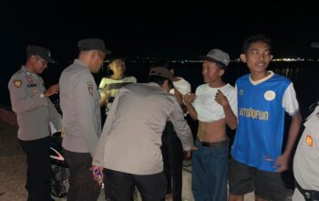 Memastikan Kondusifitas Wilayah, Polsek Soromandi Polres Bima Kabupaten Menggelar Patroli Strong Point