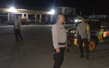 Memastikan Kondusifitas Wilayah Hukumnya Polsek Woha Gencarkan Patroli KRYD Mobile Malam Hari