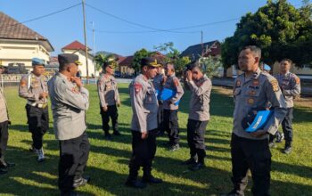 Kapolres Sumbawa Barat Pimpin Apel Pagi, Tekankan Disiplin dan Profesionalisme Anggota