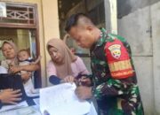 Babinsa Cakra Selatan Dampingi Posyandu, Jaga Generasi Sehat