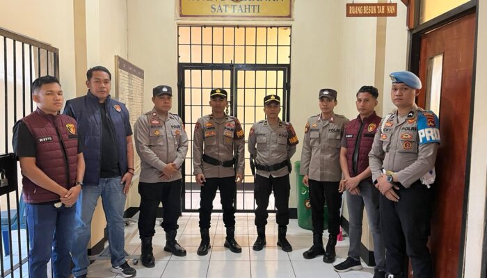 Pastikan Kesiapsiagaan Personel, Polres Bima Kota Gelar Serah Terima Tugas dan Pemeriksaan Tahanan