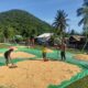 Pemanfaatan Lahan Pekarangan Jadi Pesan Bhabinkamtibmas Saat Pantau Hasil Panen Jagung